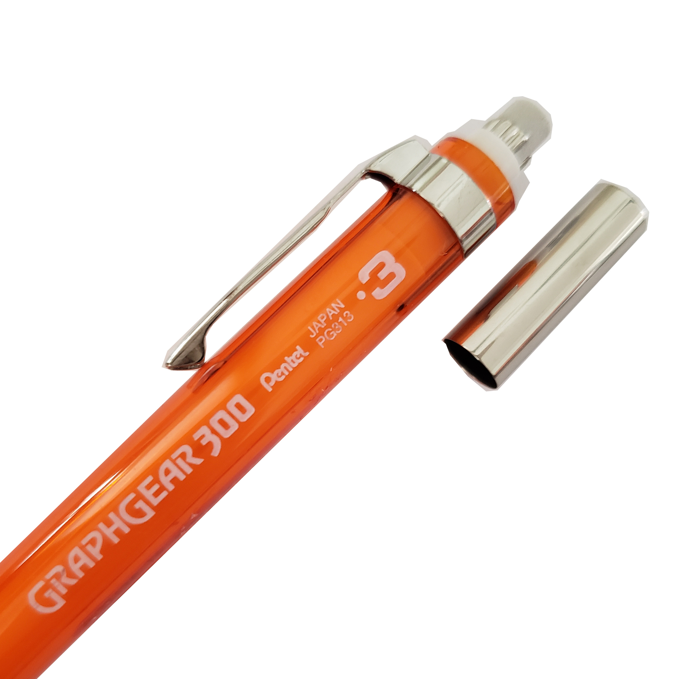 Kit Lapiseiras Pentel Graphgear 300 0.3mm, 0.5mm, 0.7mm e 0.9mm